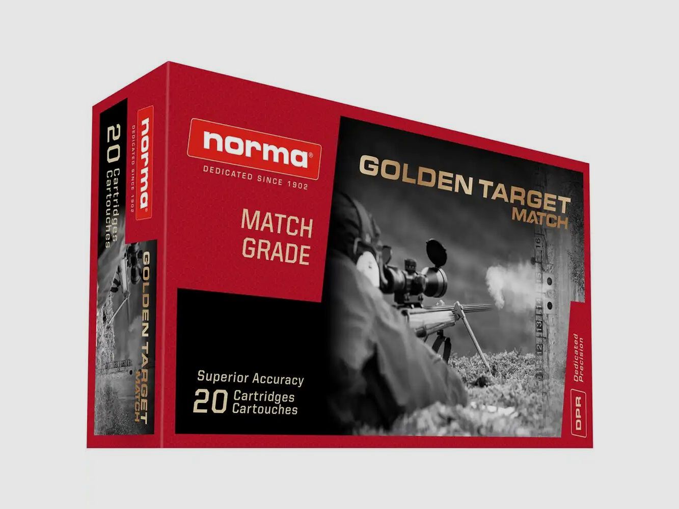 Norma	 .338 Lapua Mag. Golden Target 250grs 16,2g, Bild 1 von 5
