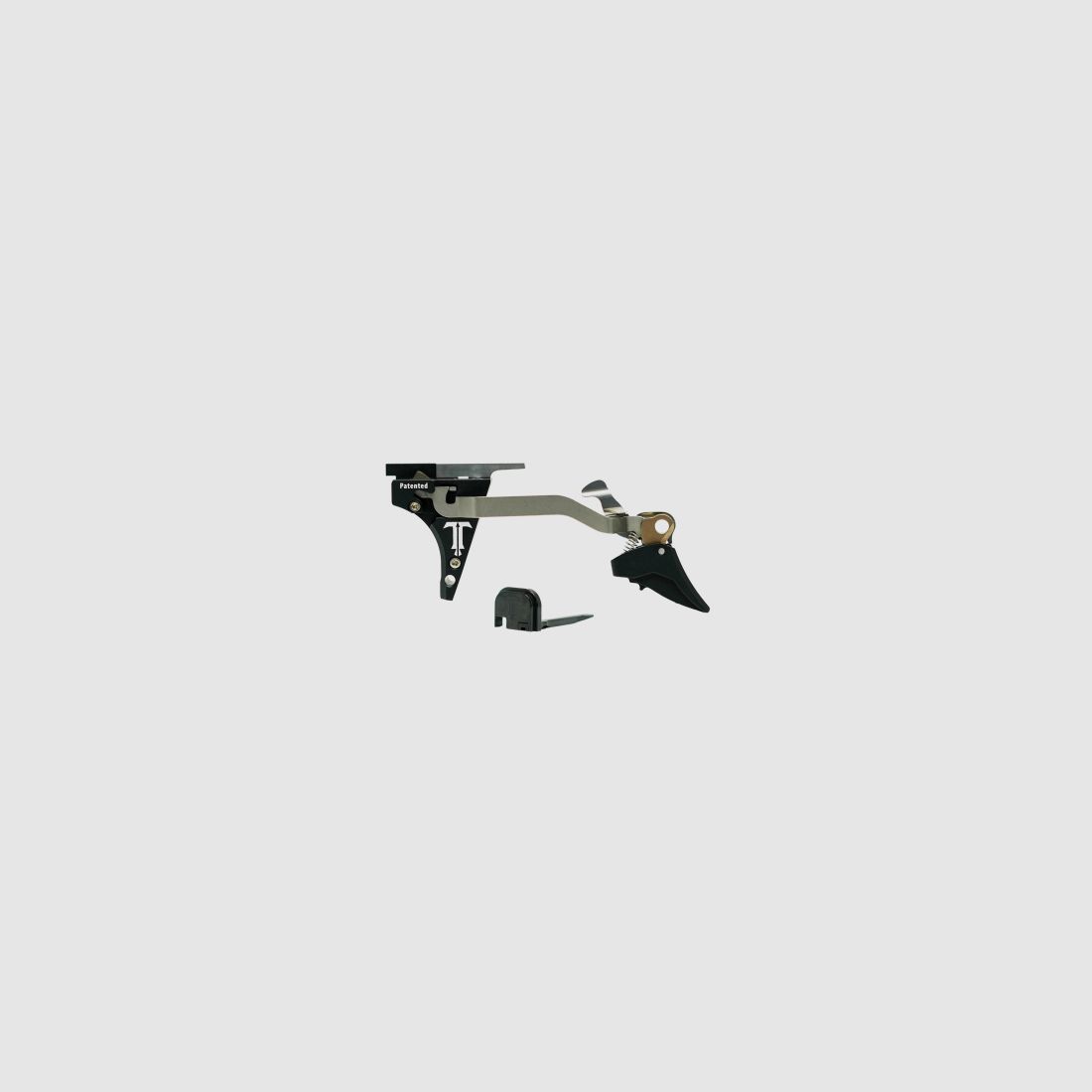TRIGGERTECH ACE Glock Adjustable Trigger System - Black Curved