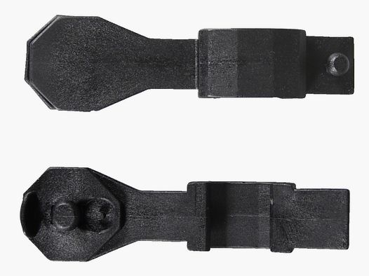 Stihl holding bracket with closure clip