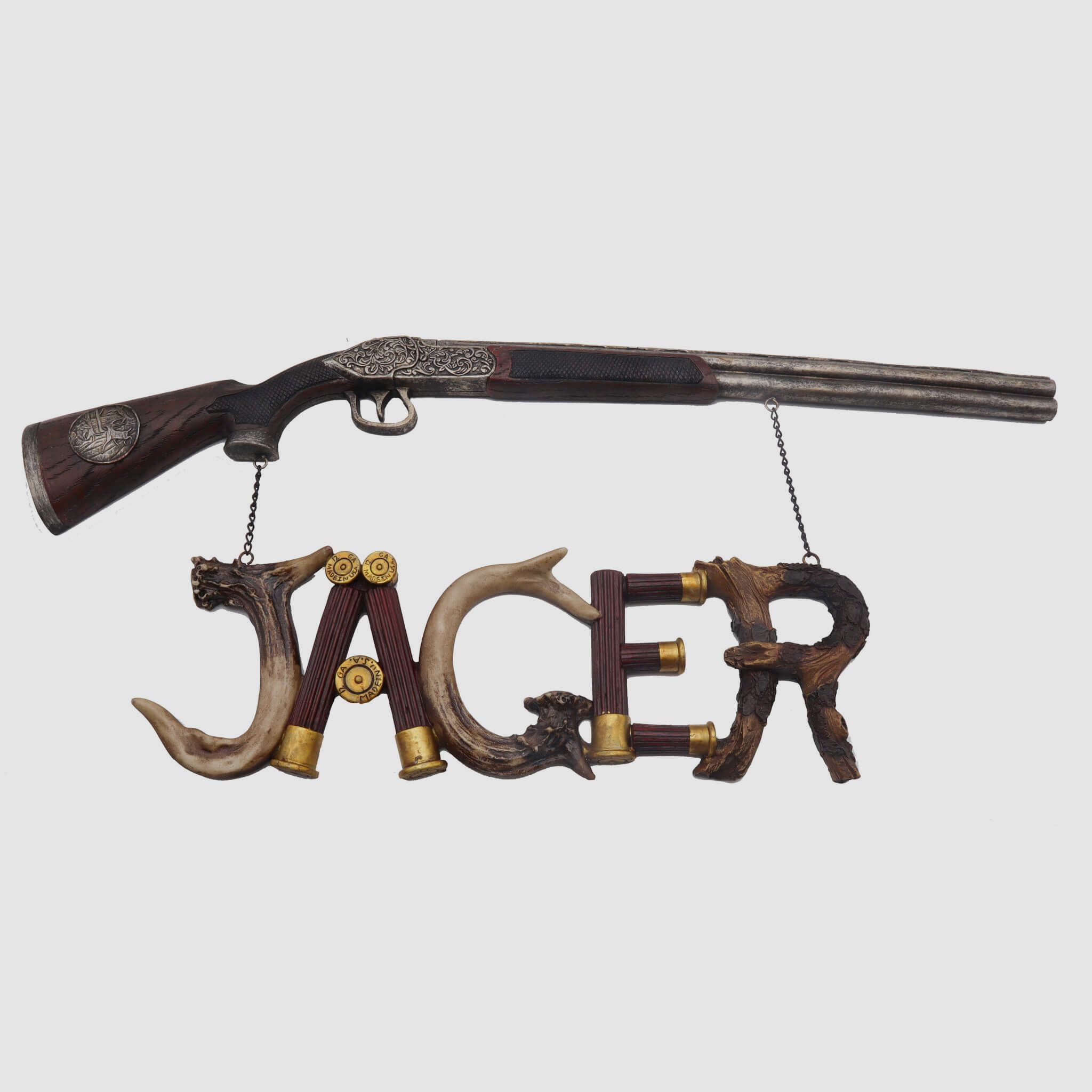 Deko Bockdoppelflinte ''Jäger''