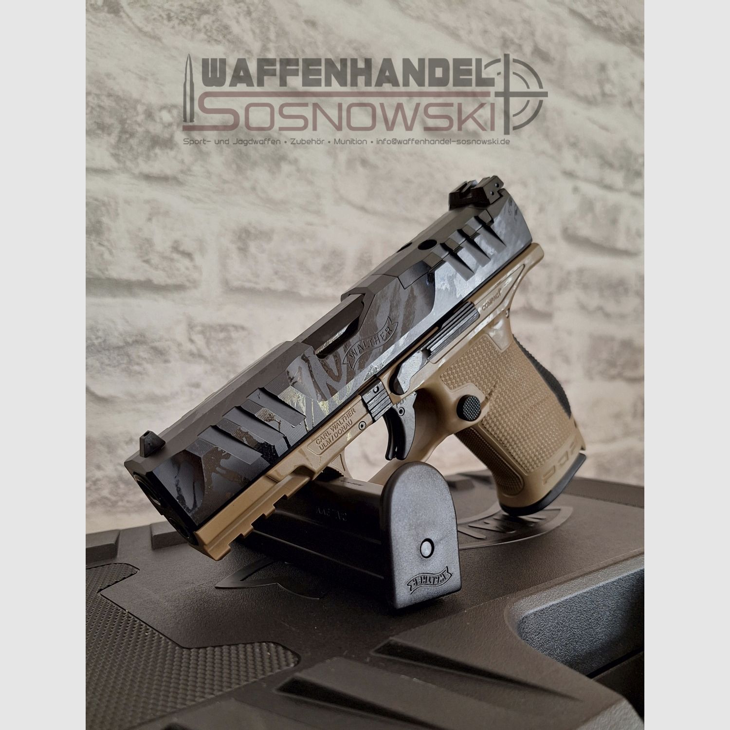 Pistole Walther PDP Compact V2 OR 4" FDE 9mm Luger