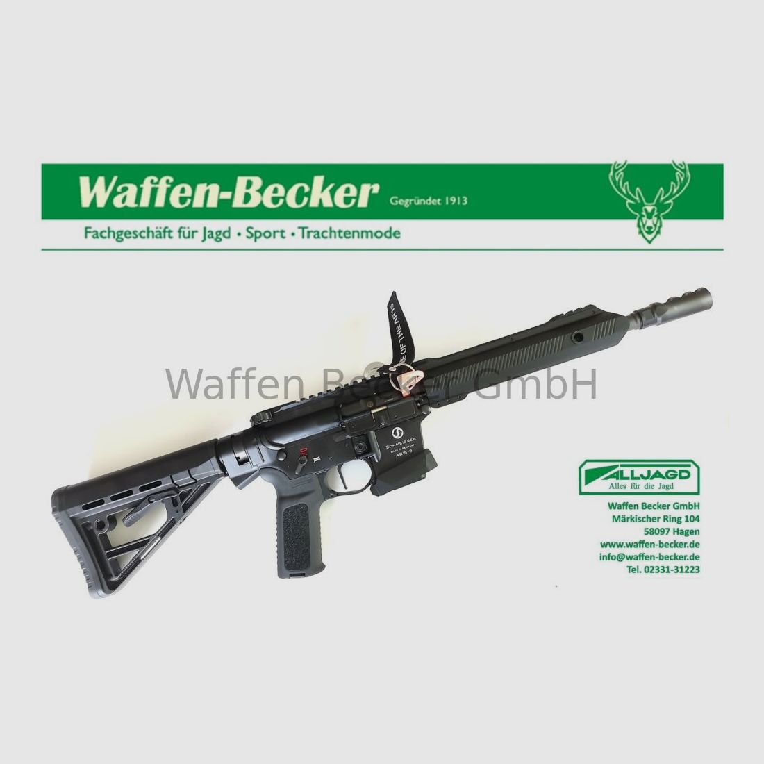 Schmeisser (Waffen Schumacher) AR15-9 S4F Sport Dynamic PCC Cal. 9mm Luger 10.5", black