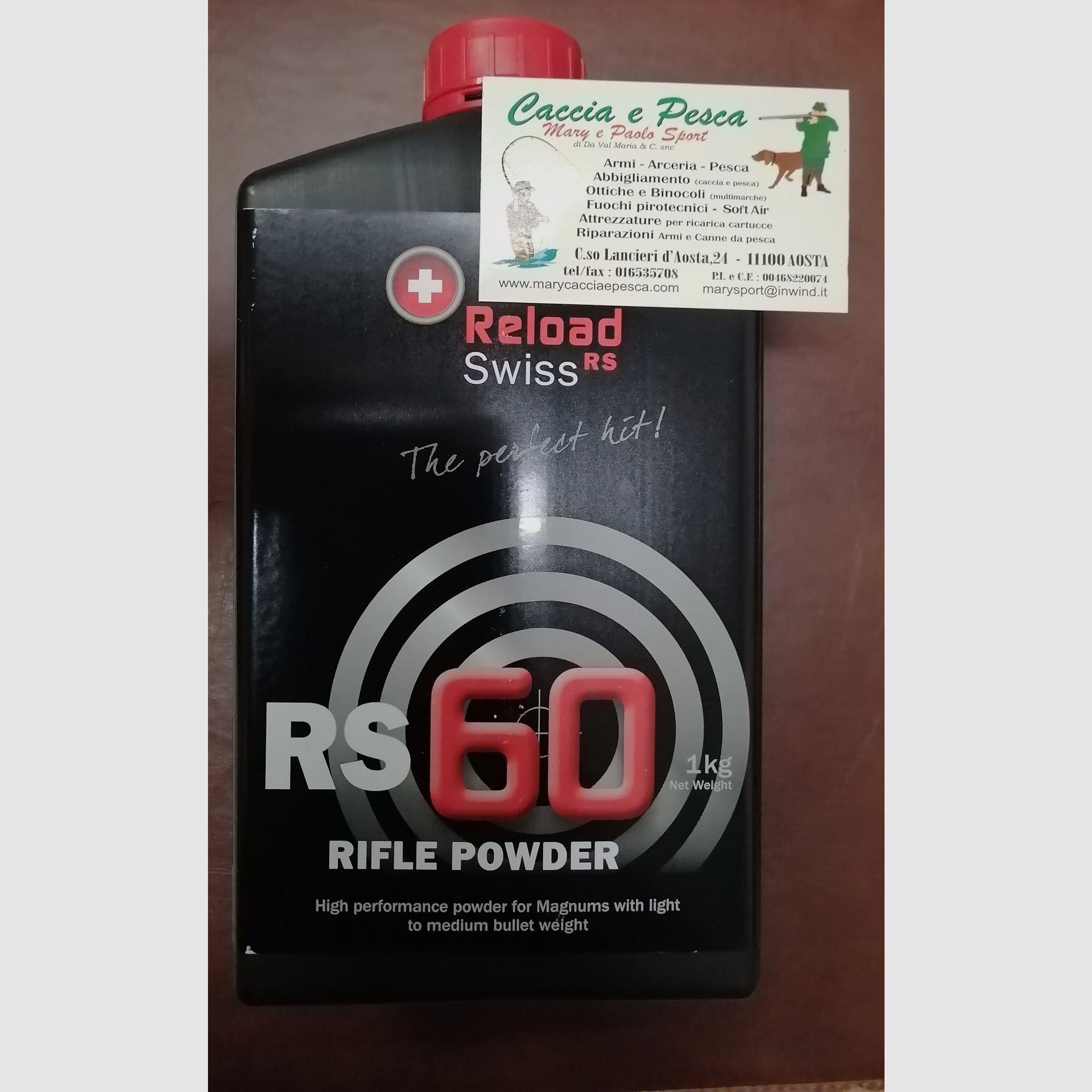 Powder Reload Swiss rs