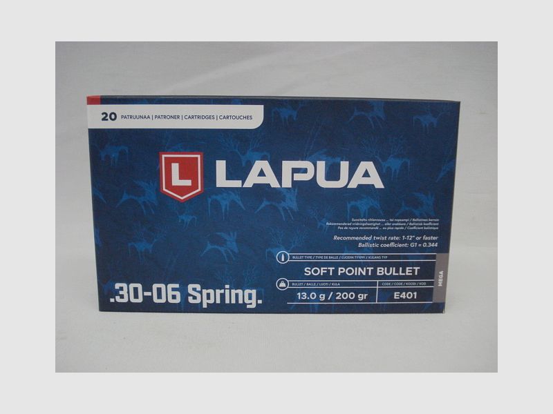 Lapua .30-06 Mega 13,0g/200gr - (a20)