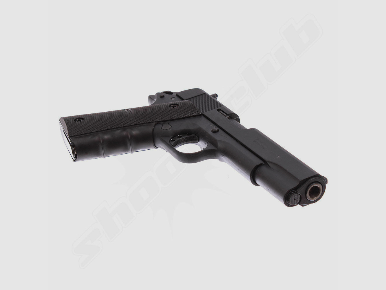 Cuno Melcher ME1911 blank vuurpistool geblauwde + blanco patronen