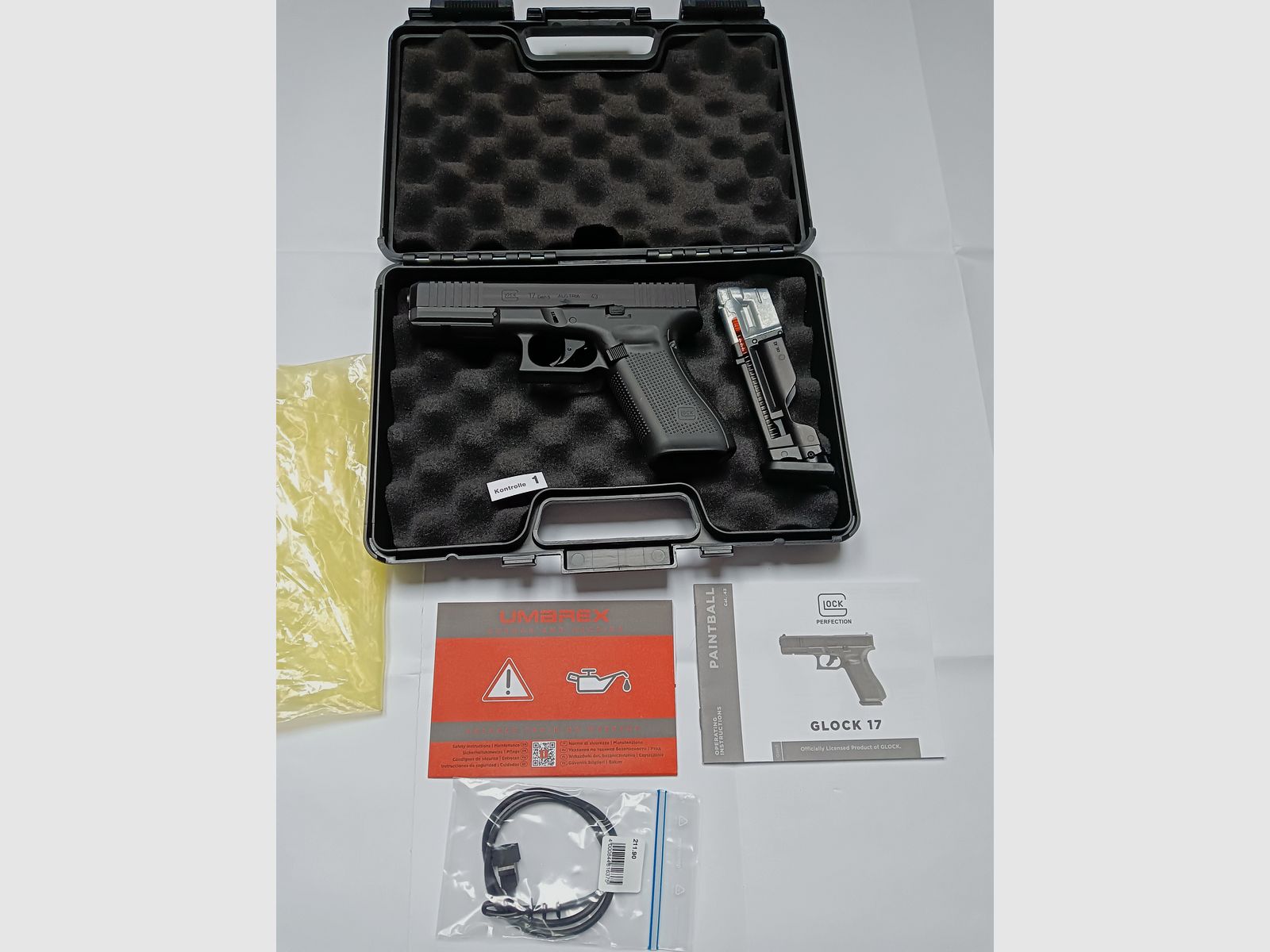 Umarex T4E Glock 17 cal.43  Sammlung Auflösung TPM1 HK416 