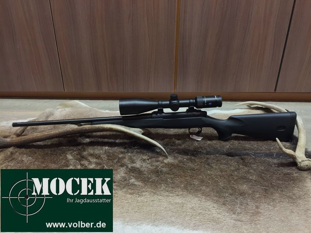 Mauser M18, with Zeiss Conquest V4 3-12x56, caliber .308, short barrel 47cm
