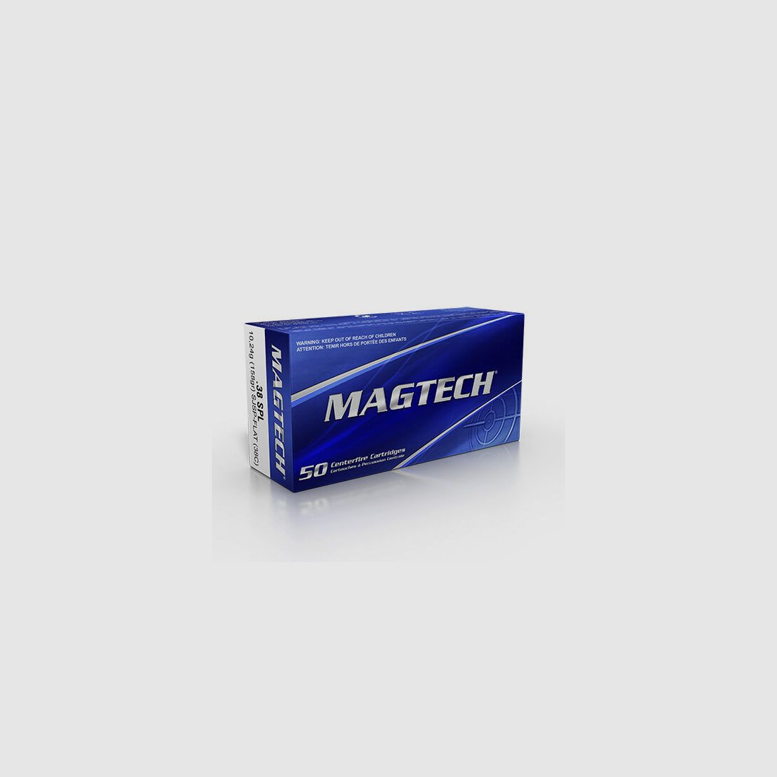 Magtech SJSP-Flat 10,24g/158grs à50 .38 Spec