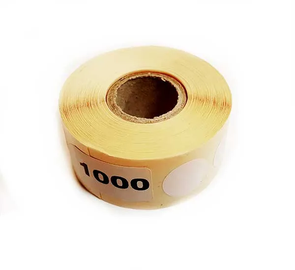 Weiße Schusspflaster – Durchmesser 16 mm (1000 Stück)