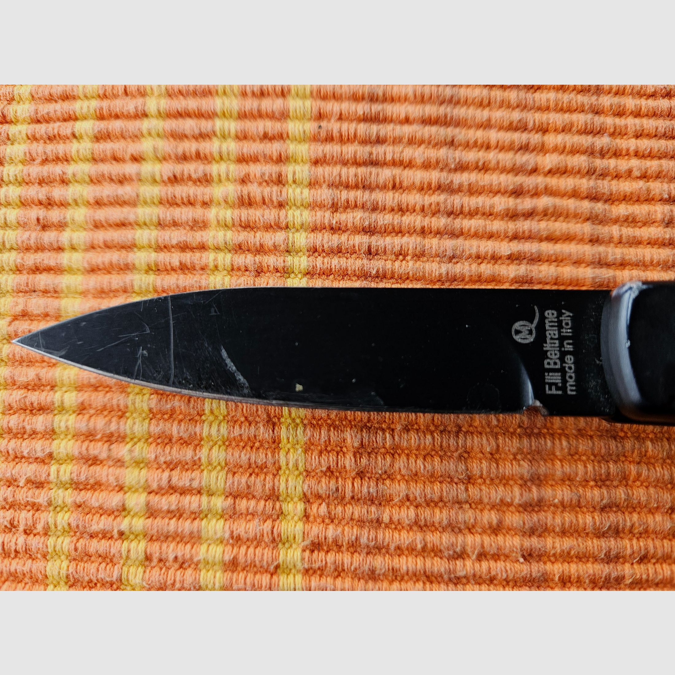 Beltrame Springmesser Coltello Scatto Tattico 3-D Nero schwarz