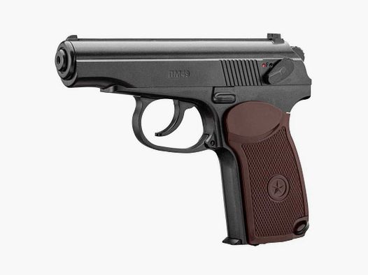 Pistolet CO2 culasse fixe BORNER PM49 Makarov Cal. 4.5mm BB's