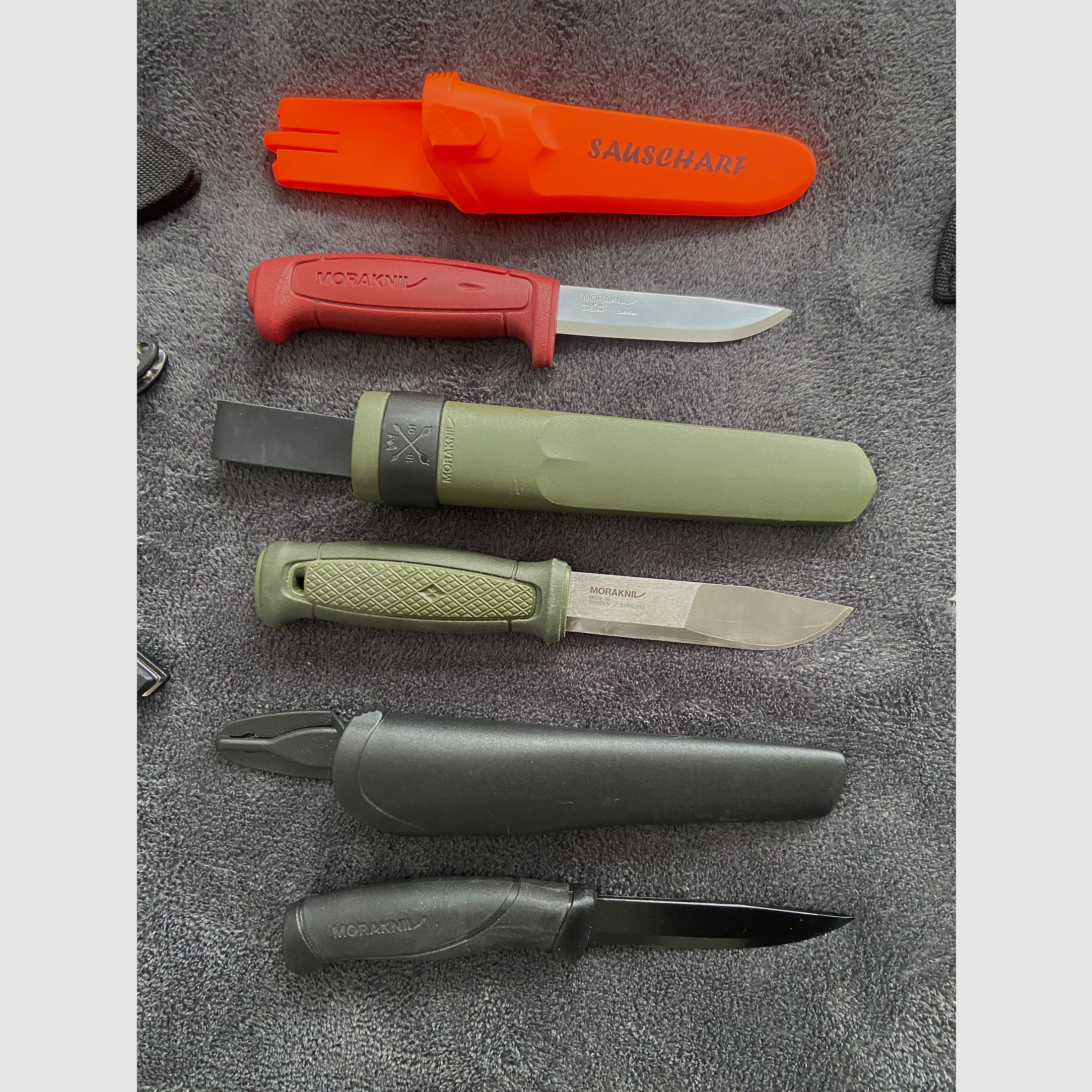 Große Messer-Sammlung aus Erbe (18-teilig) – Walther, Morakniv, Herbertz u.m. – ab 150€!
