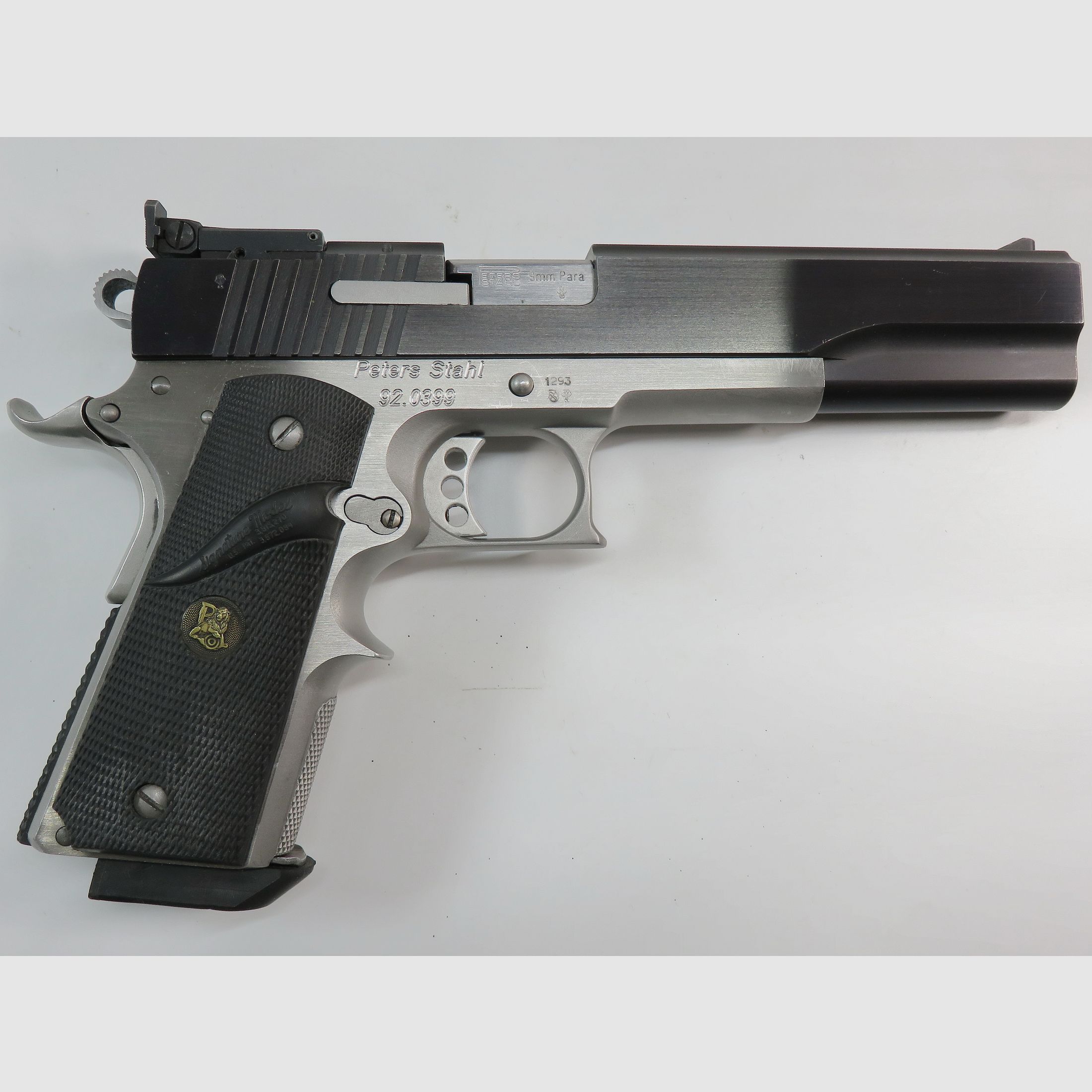 Peters Stahl Multicaliber .45 ACP und 9 mm | 2 komplette Wechselsysteme | 6 Zoll 