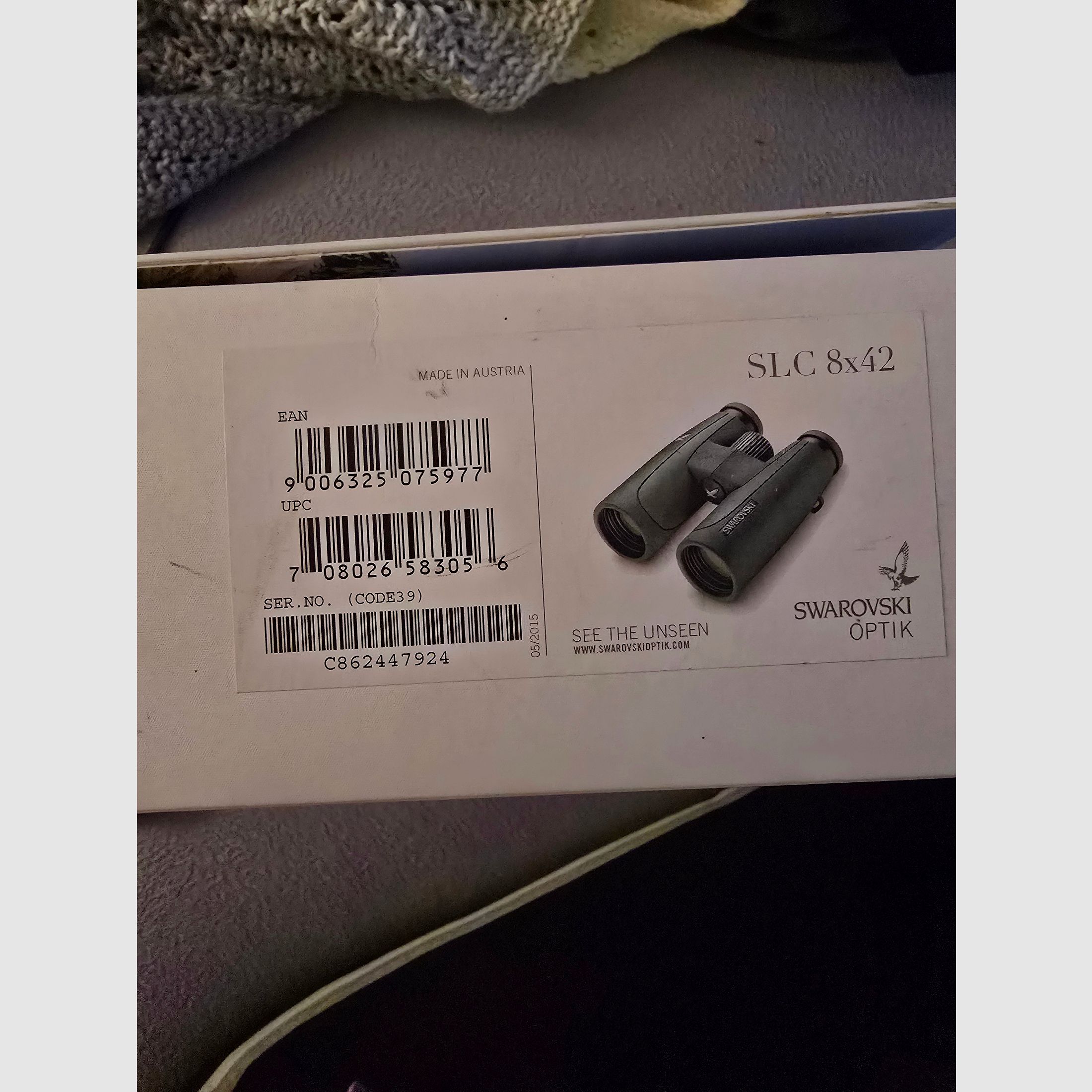 Swarovski binoculars SLC 8x42 as good as new