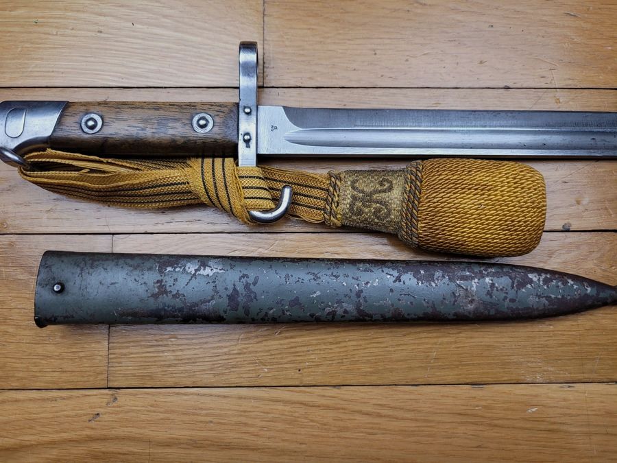 Bella baionetta di sottufficiale austriaco Mod 1895 – OEWG – Rara Karl 1 (1916-1918) – 1°GM – Ottime condizioni, immagine 8 di 17