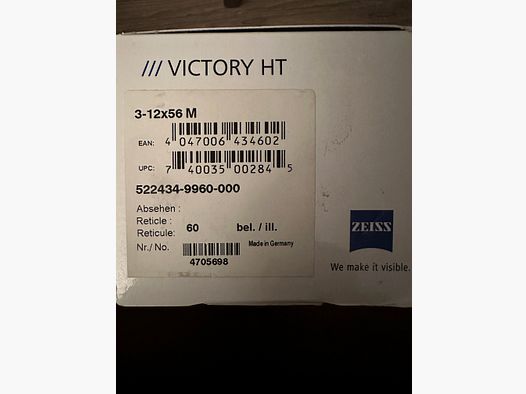 ZEISS Victory HT 3-12x56