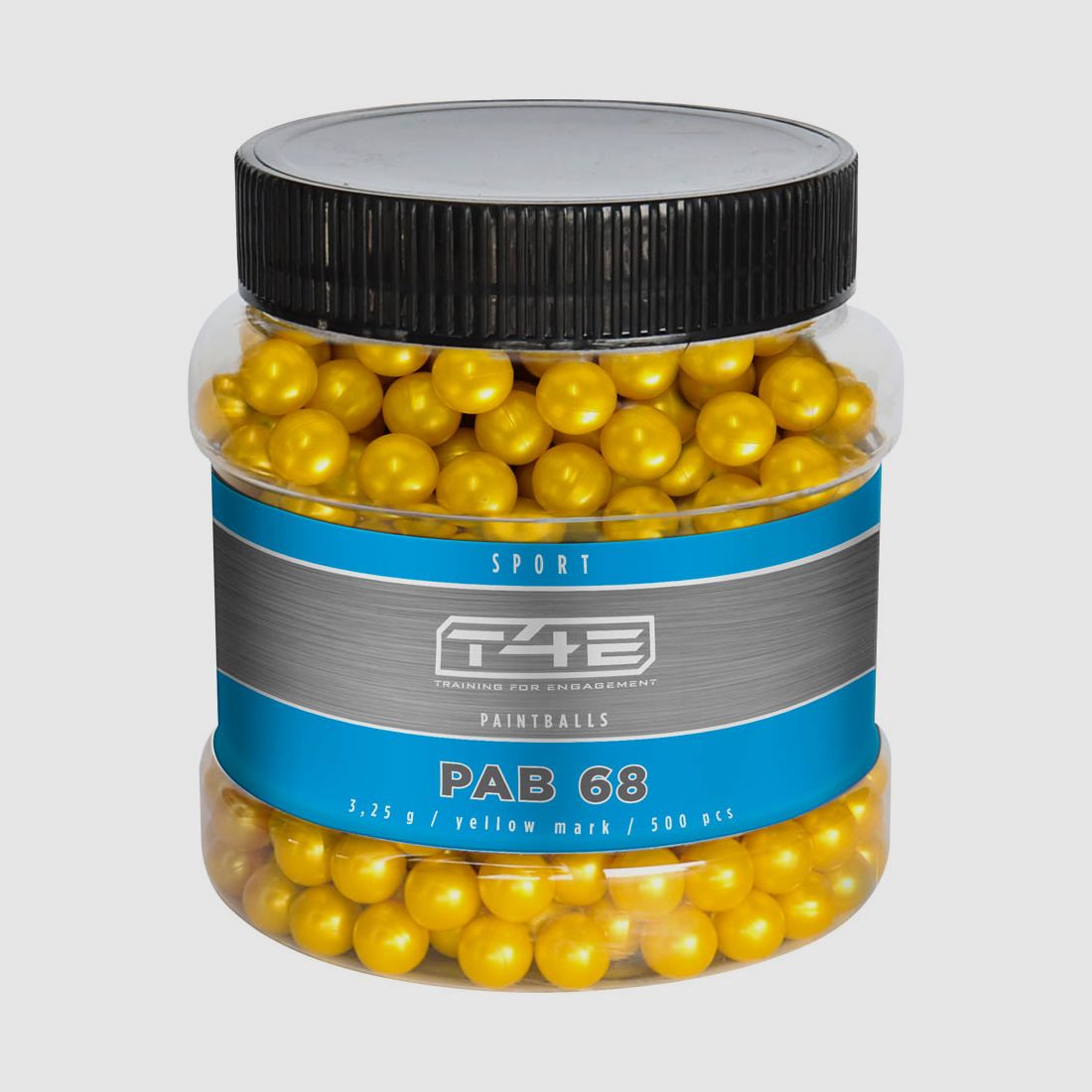 T4E .68 Farbkugeln - 3,25g/500stk/Gelb