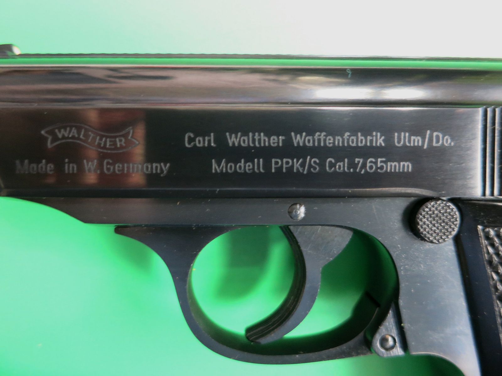 Pistola semiautomática, Walther PPK/S, cal. 7,65 mm Browning, como nueva       #76-2, imagen 9 de 10