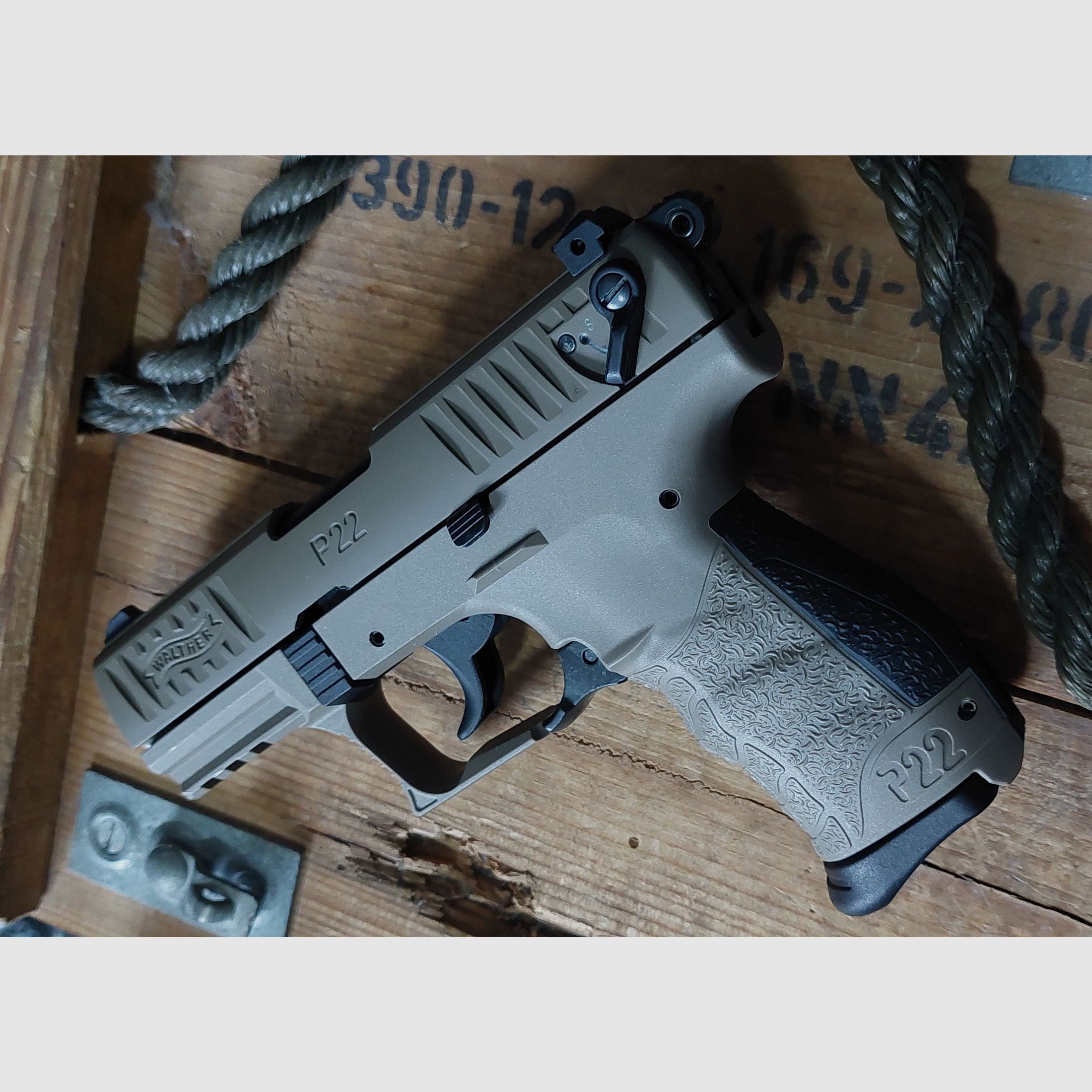 ⚠️ RZADKO! MODEL SPECJALNY Walther P22Q - FDE - Flat Dark Earth (PTB 778) P 22 Q P22