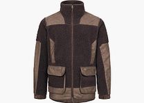Sherpa Fleece Jacke Herren (Dunkelbraun)