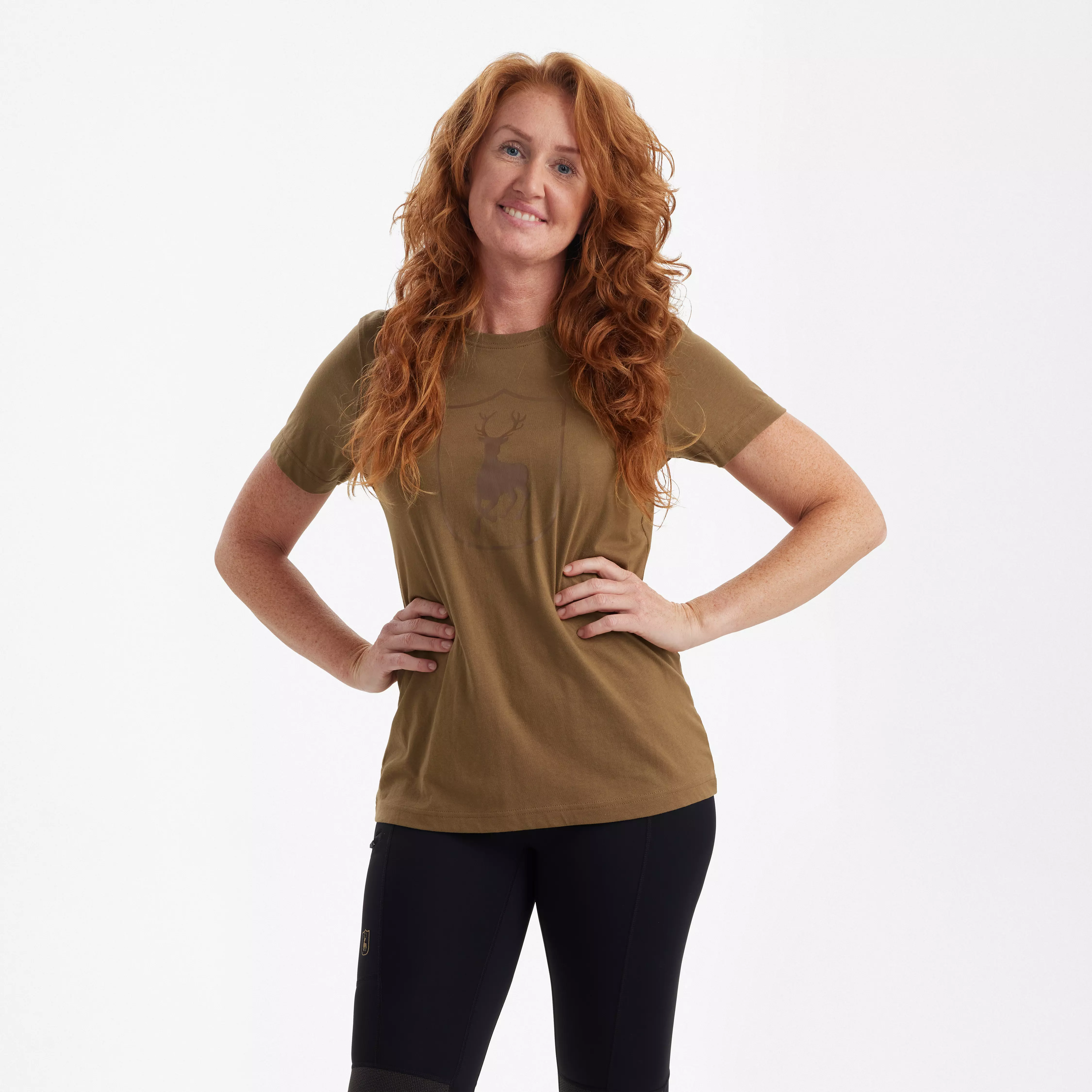 Lady Logo T-shirt - Butternut, afbeelding 1 van 5