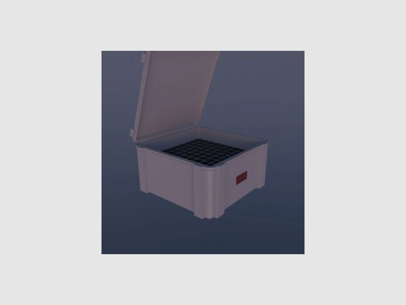 Filamelt Munitionsbox / 6.8 Western (Winchester/Browning) / ‘Klappdeckel’ / Patronenbox, Ammo Box
