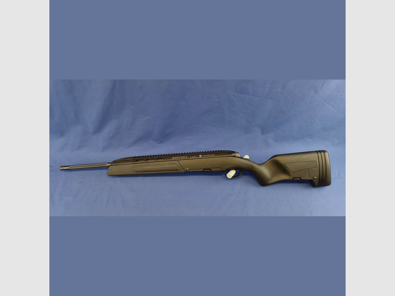 Steyr Scout II black, Kal.308Win., MG 1/2″-28 UNEF, Bild 1 von 2