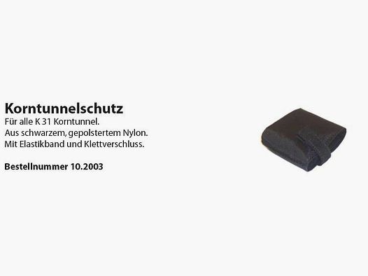 Wyss Korntunnelschutz-Kappe K31
