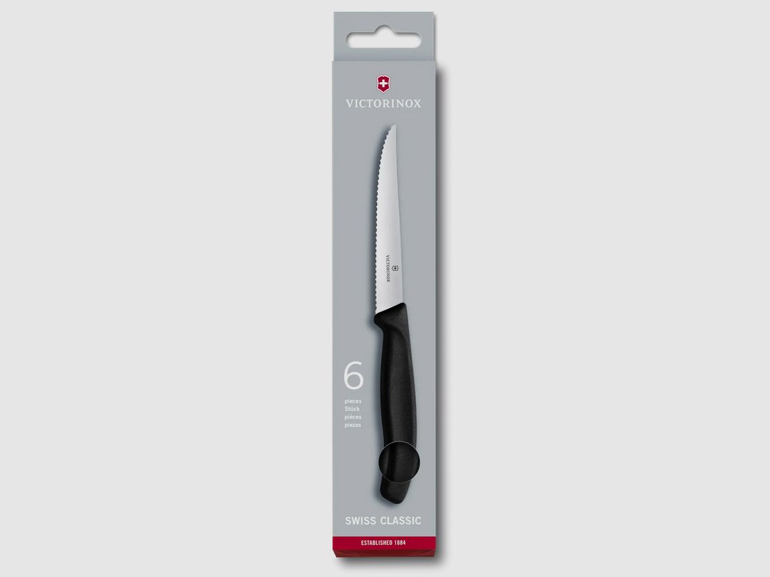 Zestaw 6 noży ząbkowanych Victorinox do steków