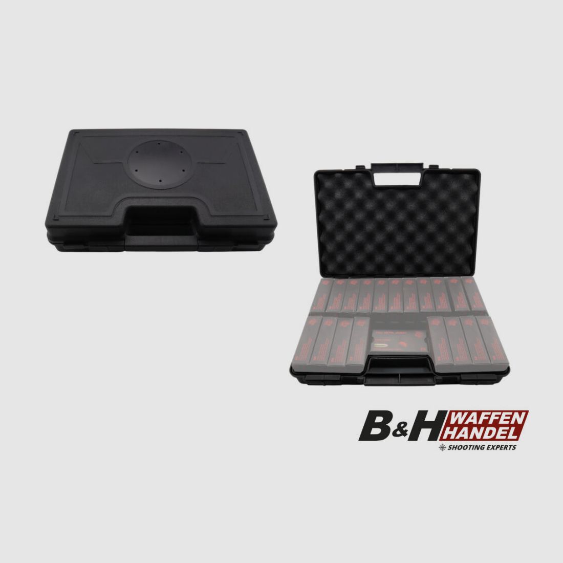 n.b. Case for a short firearm: pistol | revolver | ammunition case 1000 rounds 9mm