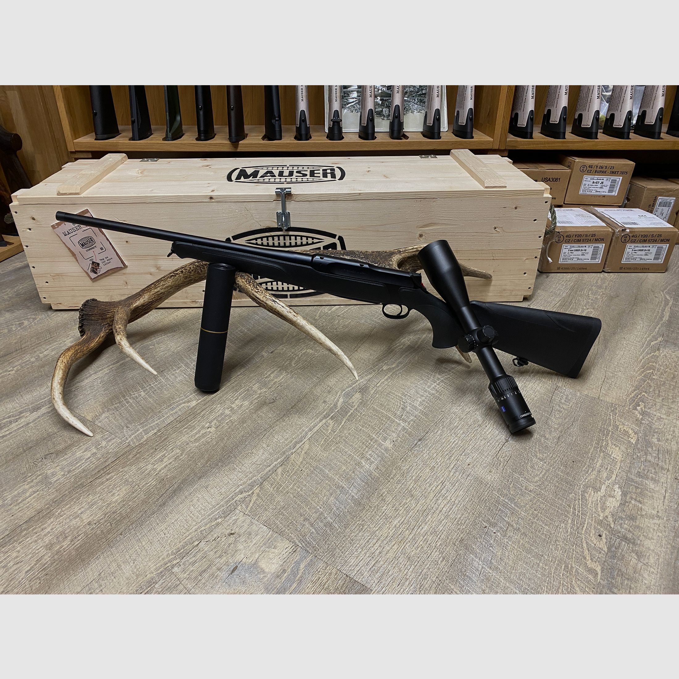 Sauer 505 Ergo Max, mit Zeiss Conquest V4 3-12x56