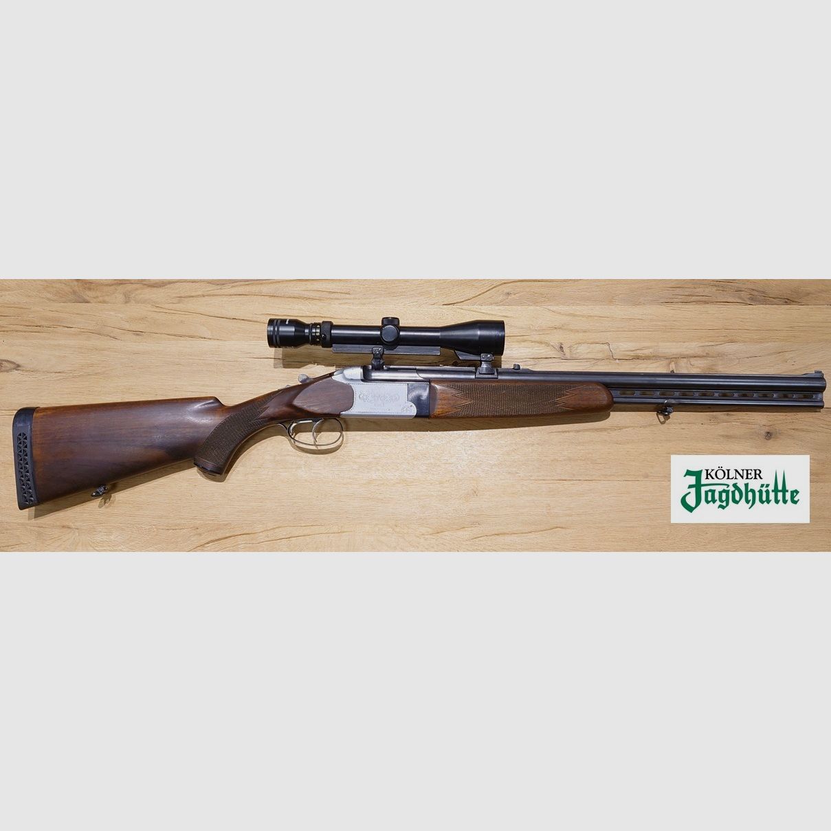 Bockbüchsflinte Kettner Mod. Puszta Cal. 7x65R 12/70