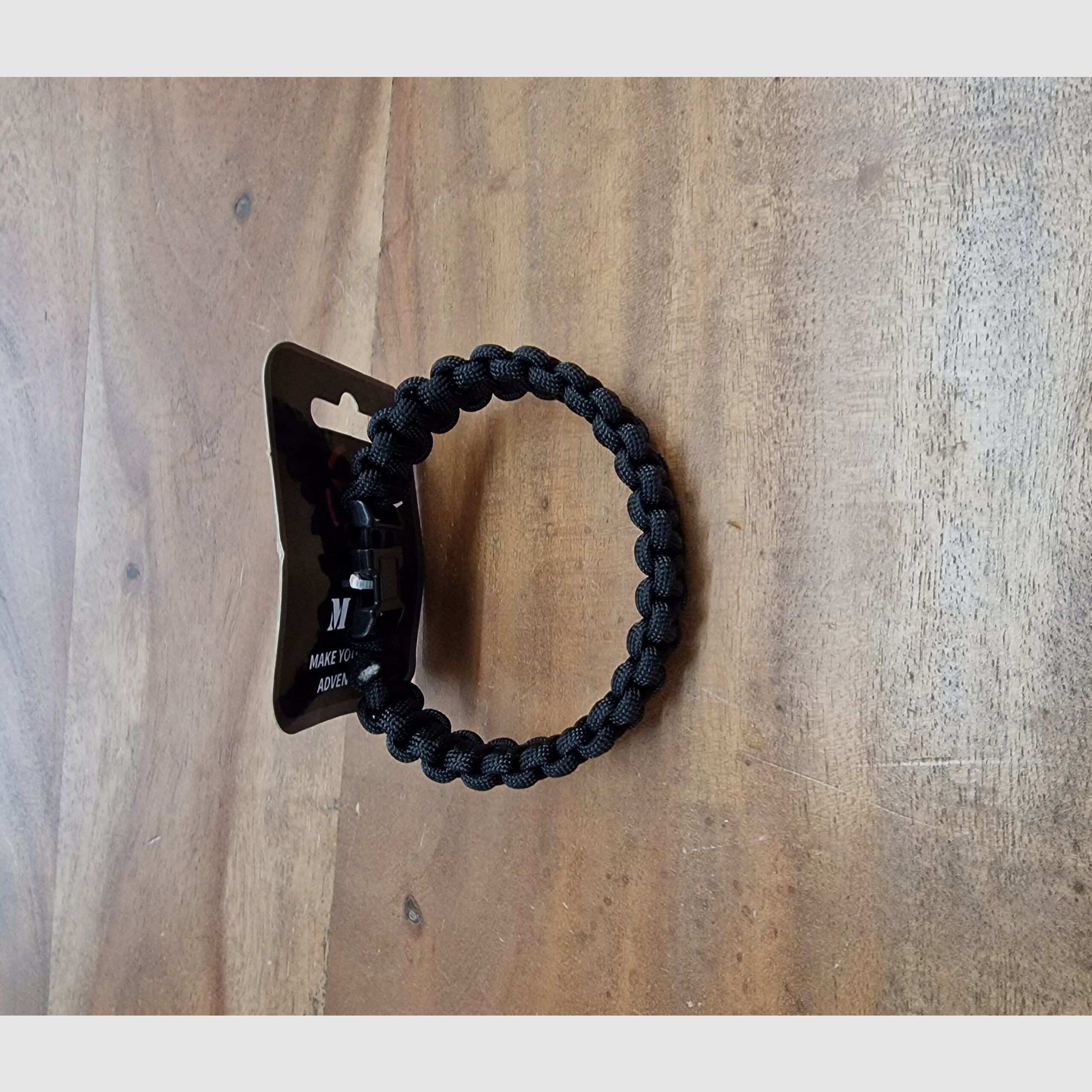 MFH - Paracord Armband / Maat S / Zwart, afbeelding 3 van 3