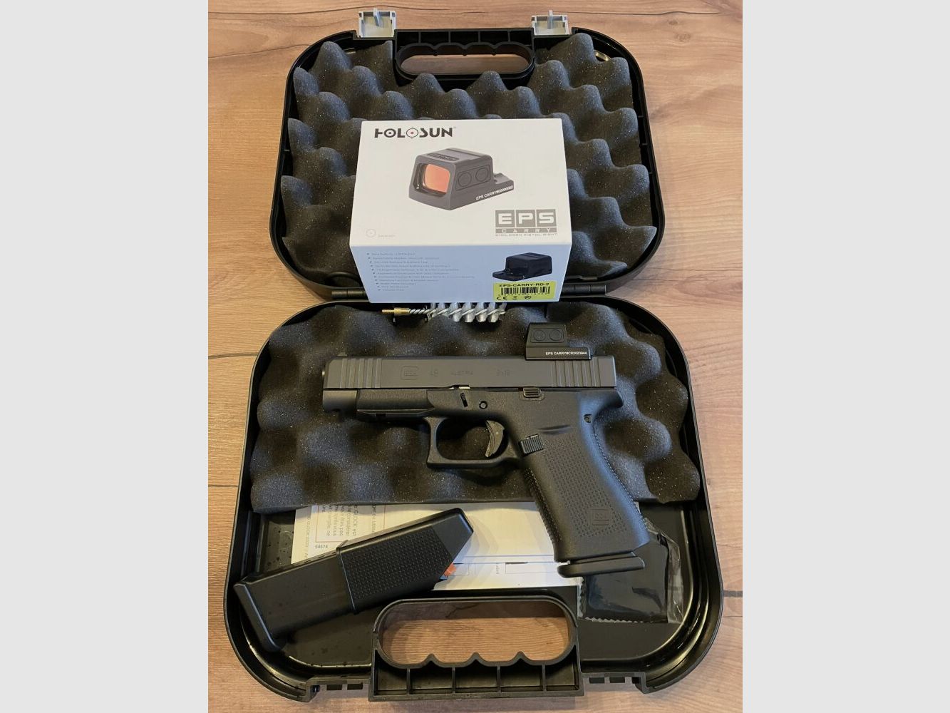 Glock 48 MOS inkl. Holosun Rotpunkt 9mmLuger