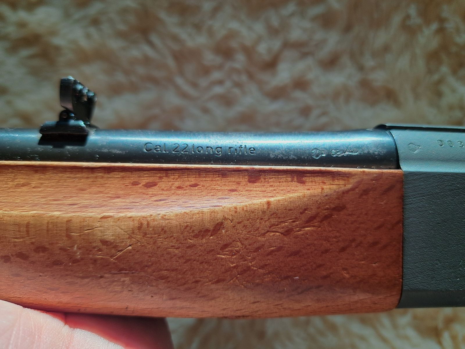 Halbautomatische Kleinkaliber Büchse Anschütz Modell 300 in .22lr 22lfB ohne Magazin (separate Anzeige)