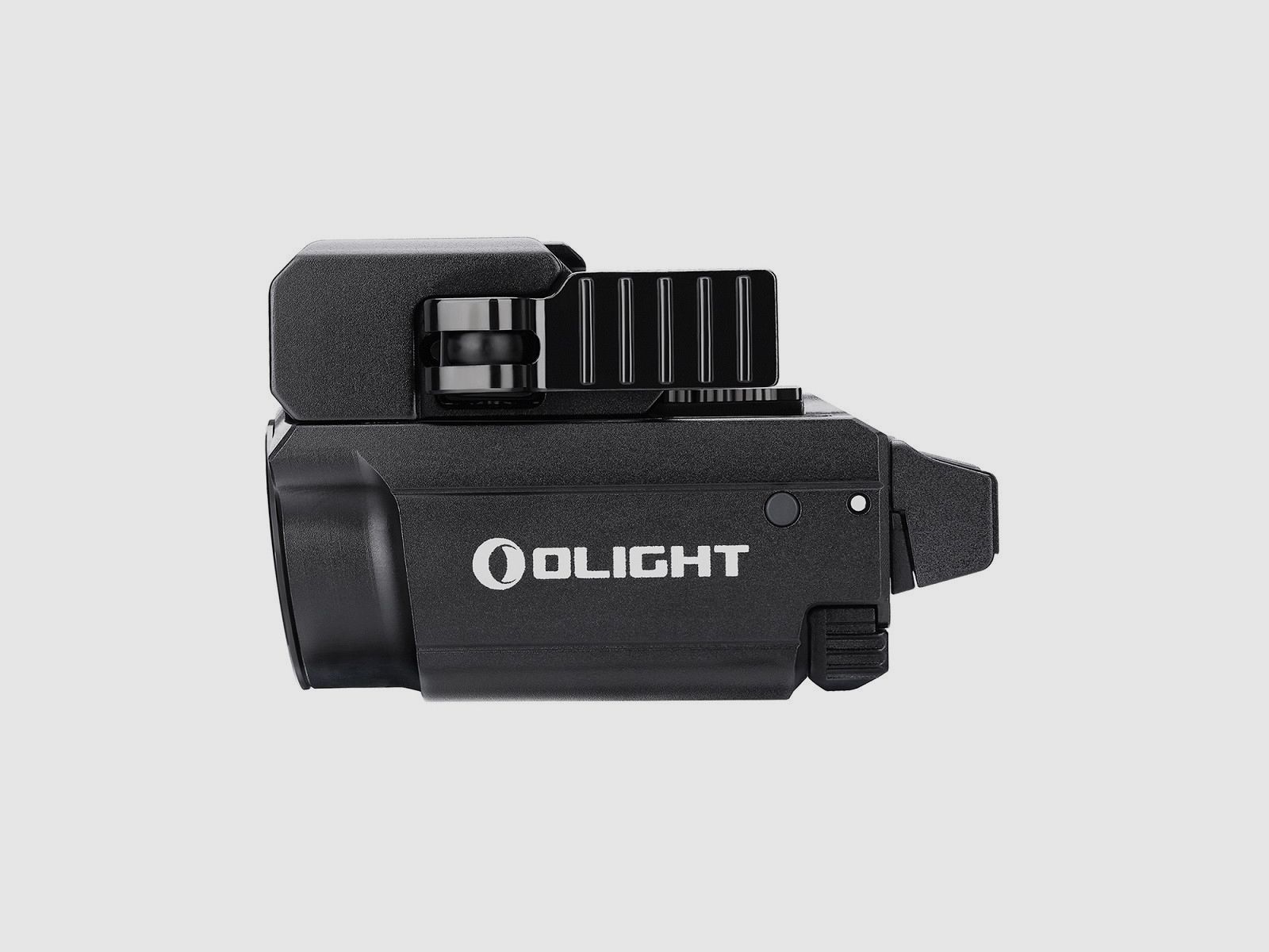 Olight - Latarka pistoletowa z zielonym celownikiem laserowym Baldr Mini - 600 lumenów - Czarna, zdjęcie 4 z 8
