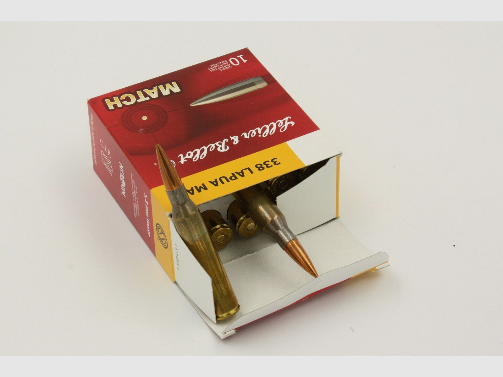 S + B, 338 Lapua Magnum, HP-BT, 300 gr gr., 10 Stk.