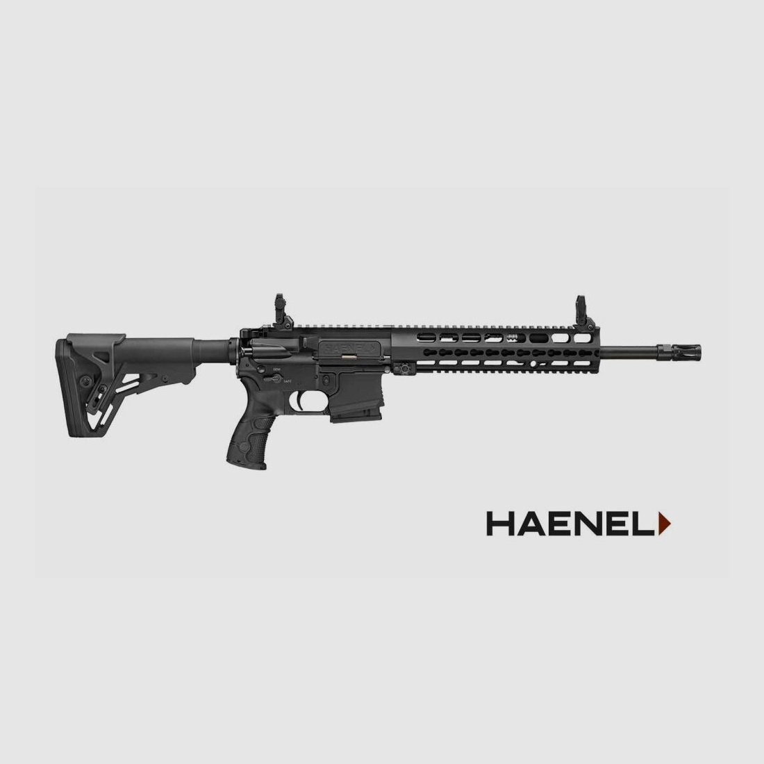 Haenel CR223, 14,5“, schwarz, langer MLOK Handschutz 