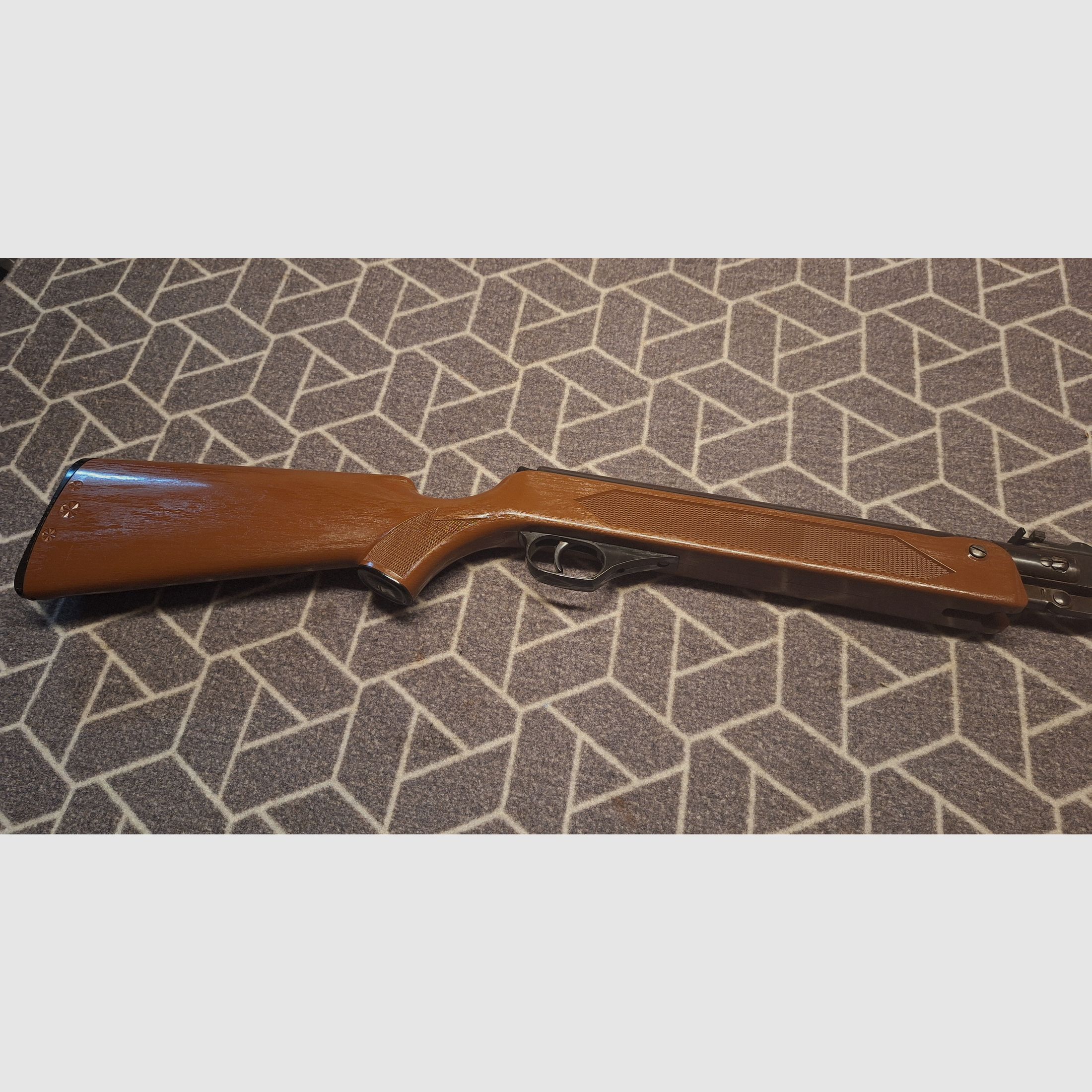 Haenel 304 Scornater stock reddish brown grained! TOP CONDITION!