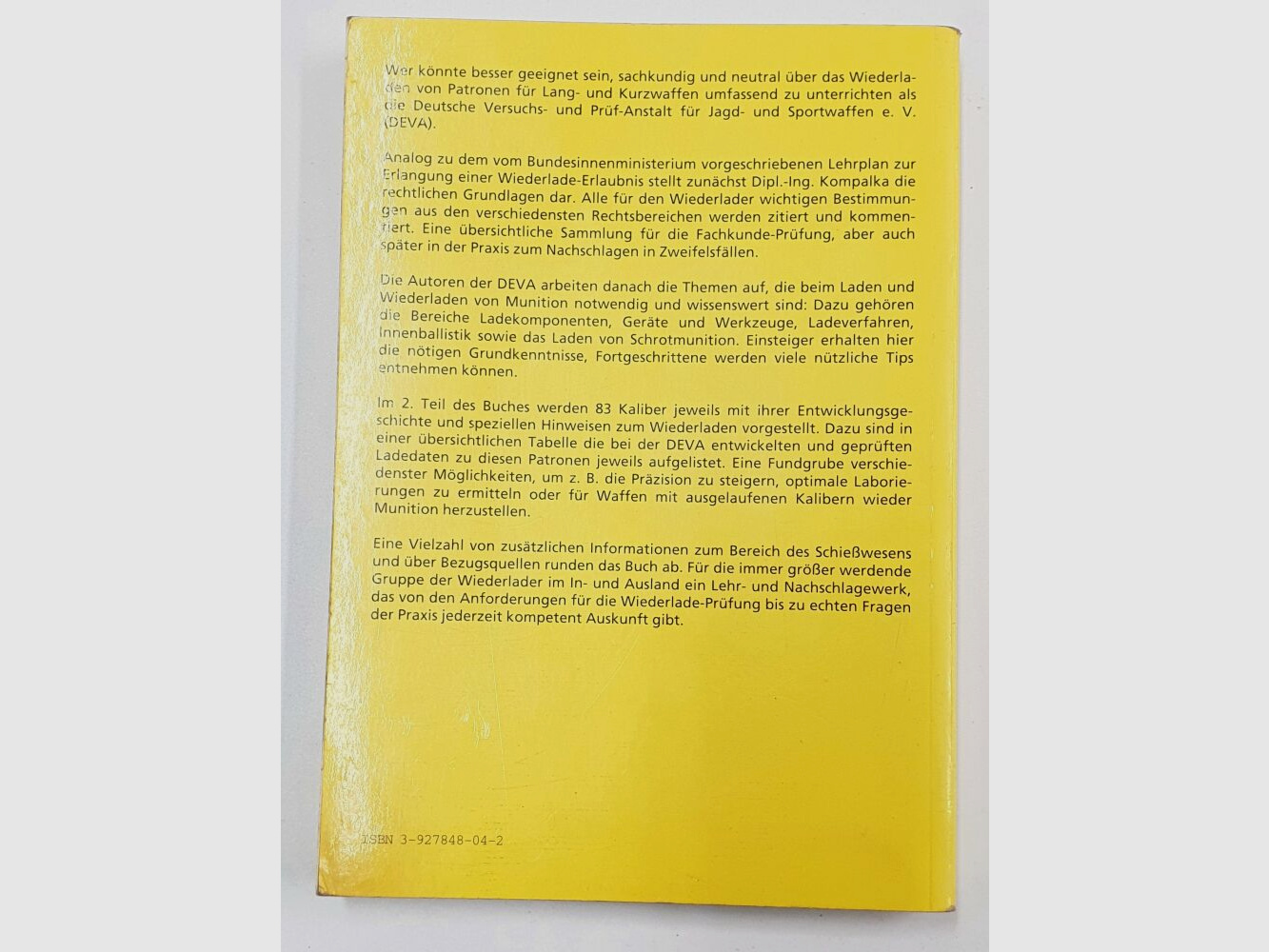 DEVA book on reloading from DEVA, 2nd edition