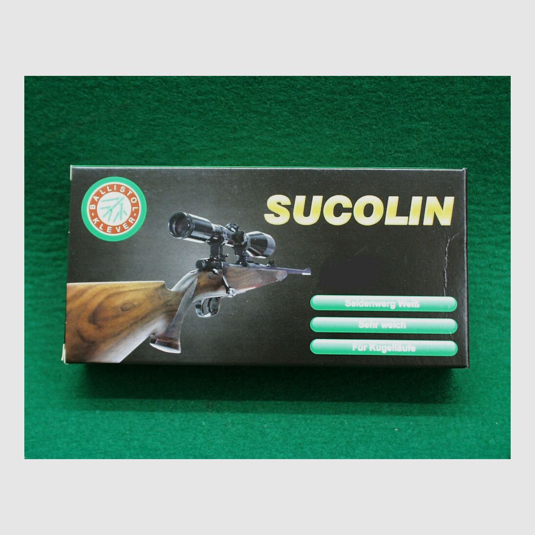 Ballistol Silk thread white, SUCOLIN for ball barrels
