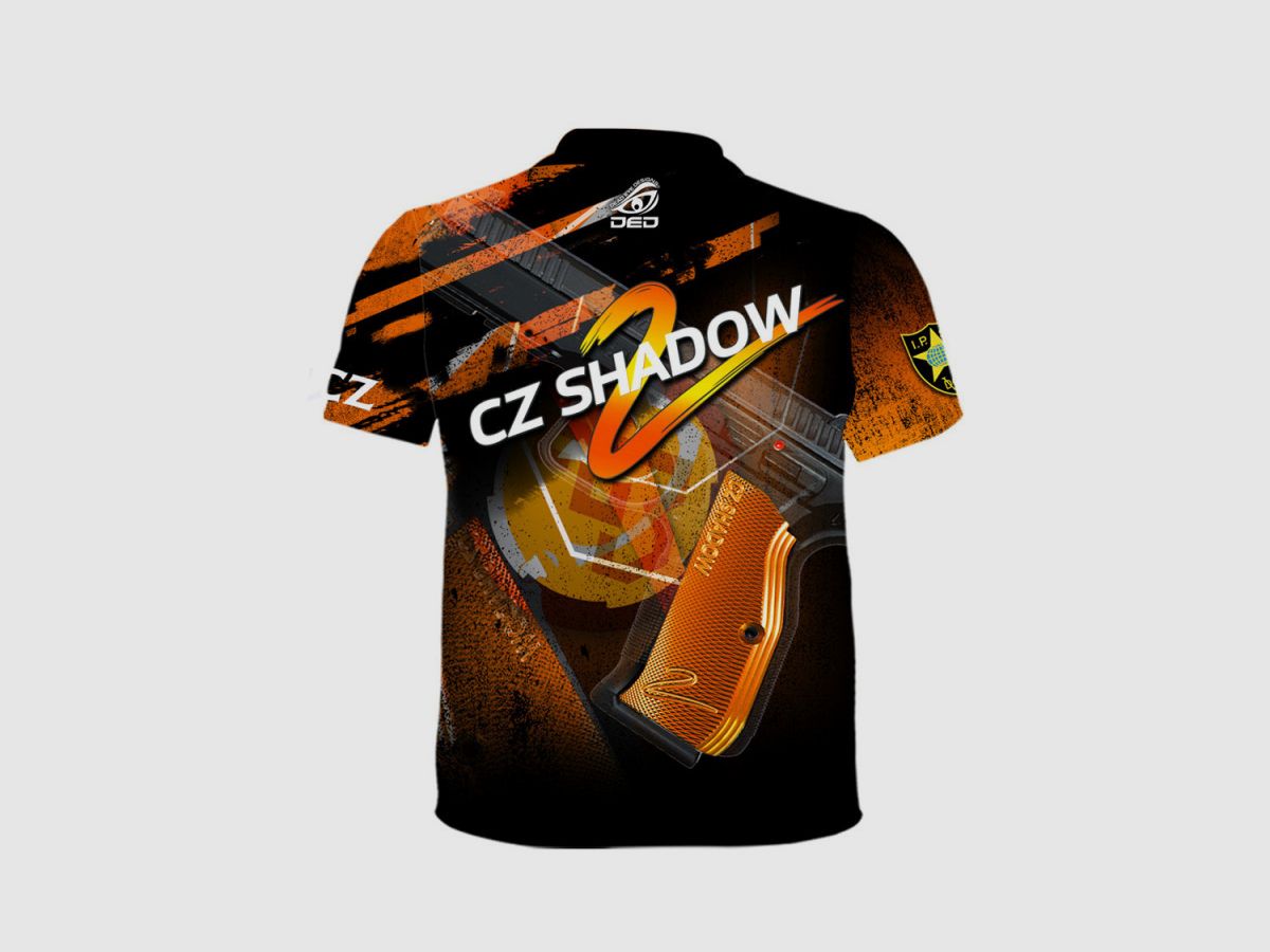 DED CZ Shadow 2 Orange T-Shirt, Größe: XXL, Benutzerdefinierter Name: Mit Benutzerdefiniertem Namen, Bekleidungsart: Damen, Bild 2 von 3