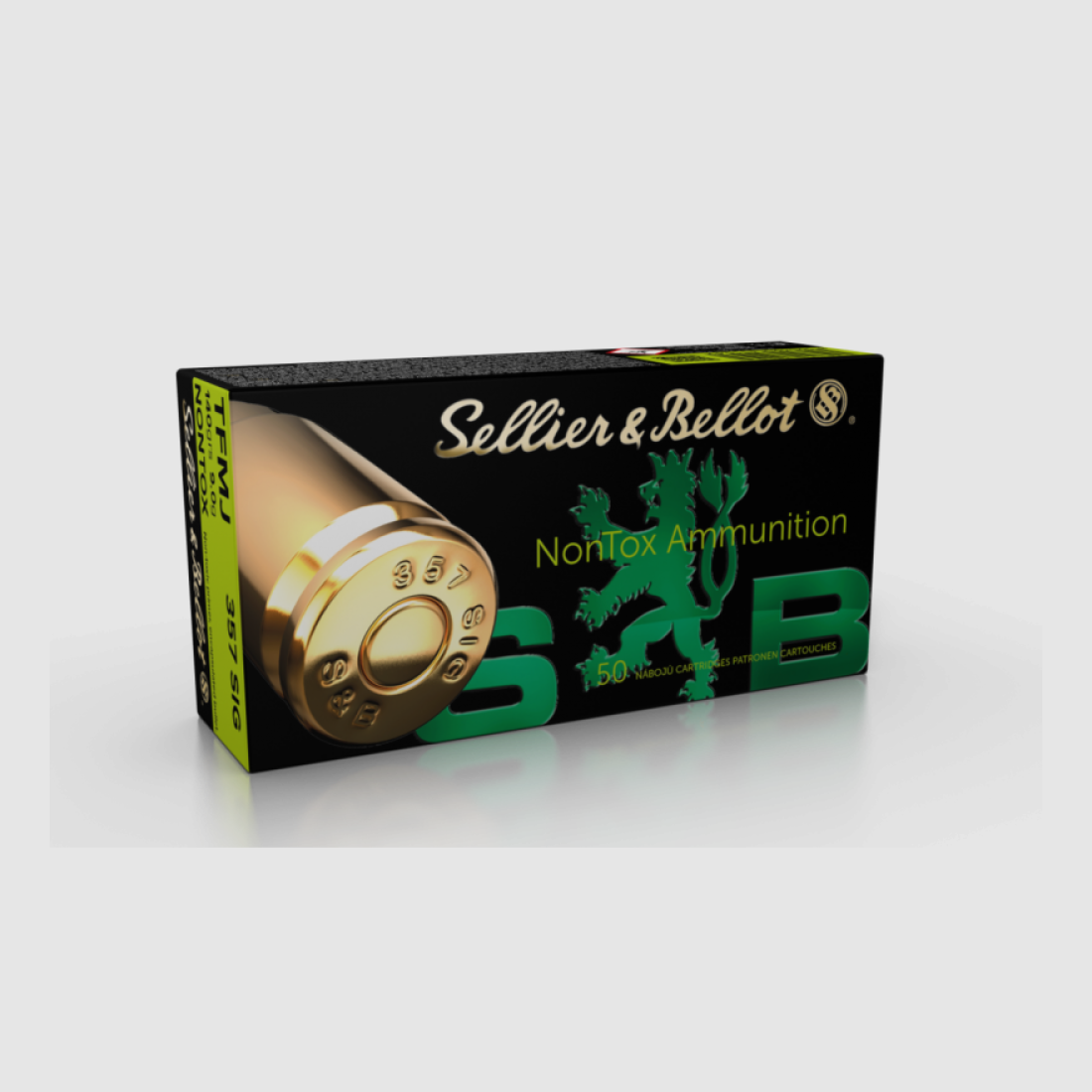 357 Sig nontox S&B TFMJ 140gr VE50