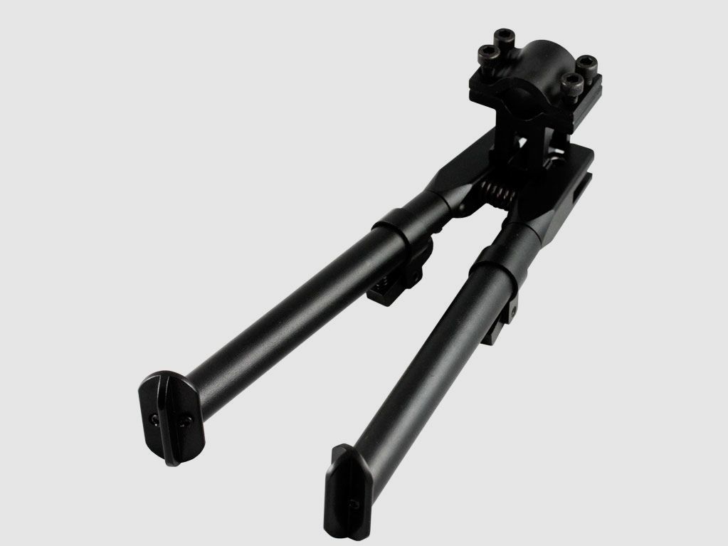 Bipod for attachment to barrel, image 1 of 2
