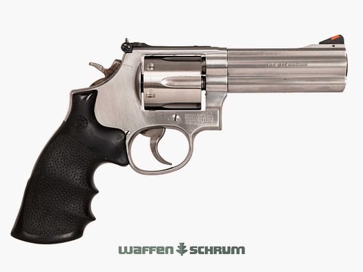 Smith & Wesson 686 , Gummi-Griffschalen, verstellbare Visierung, .357Mag