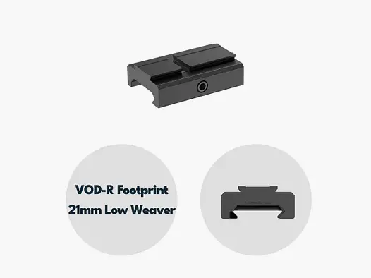 Vector Optics SCFRM-14 VOD Low Mount – 6 mm Picatinny