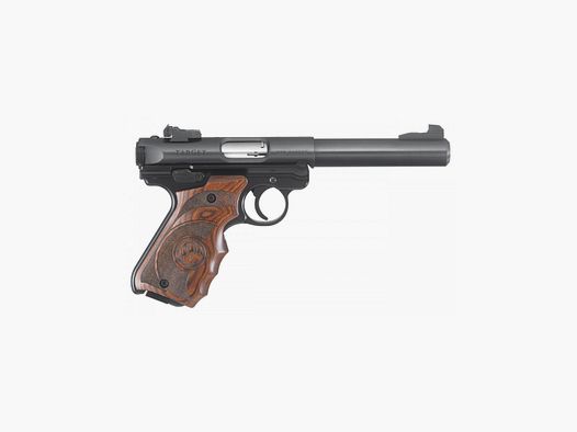 PISTOLET RUGER MARK IV 22LR BRONZE PLAQUETTE TARGET 5.5"