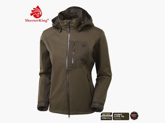 SHOOTERKING Huntflex Jacke Damen braun/oliv