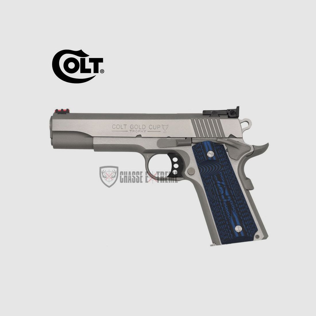 Pistolet COLT 1911 Gold Cup Lite Inox Cal 45 Acp, image 2 sur 2