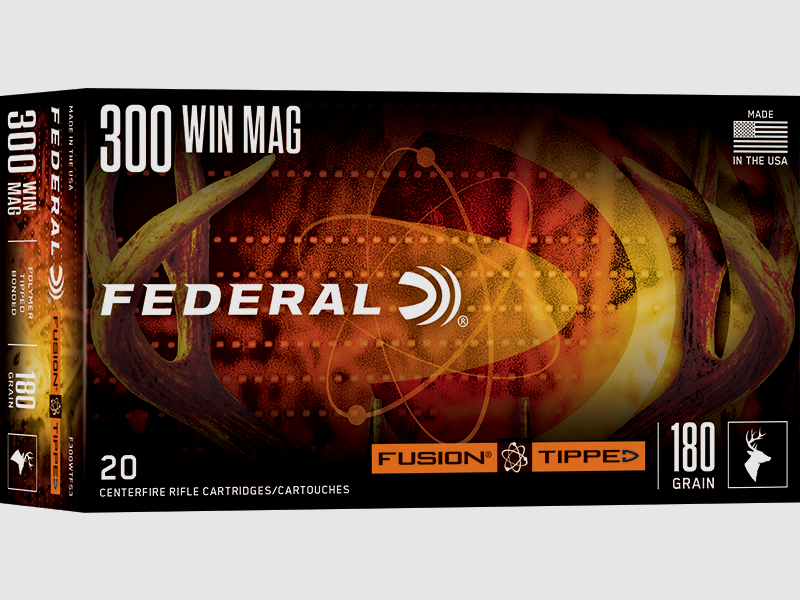 Federal Rifle Ammunition .300 Win. Mag. 11.70g Tipped Fusion